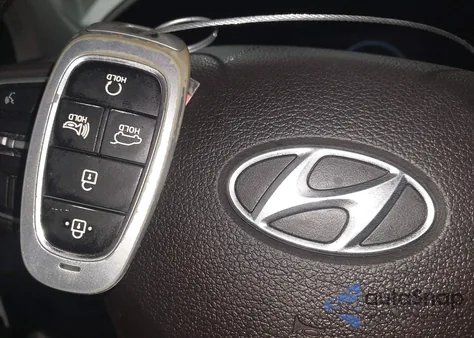 2022 Hyundai Santa Fe Hybrid Blue from USA, damaged, VIN KM8S2DA13NU057242